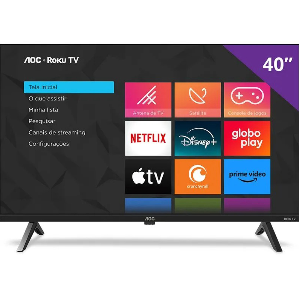TV LED 40" SMART AOC 40S5045 C/ROKU